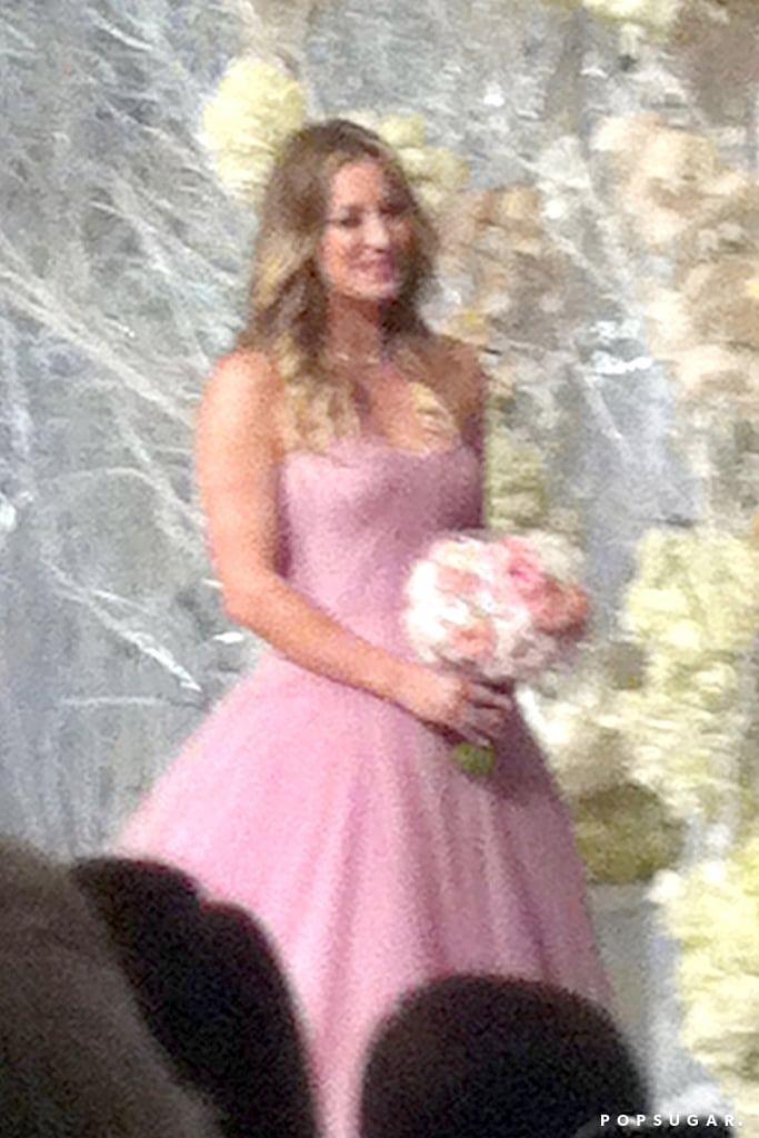 Kaley was all smiles at her wedding.