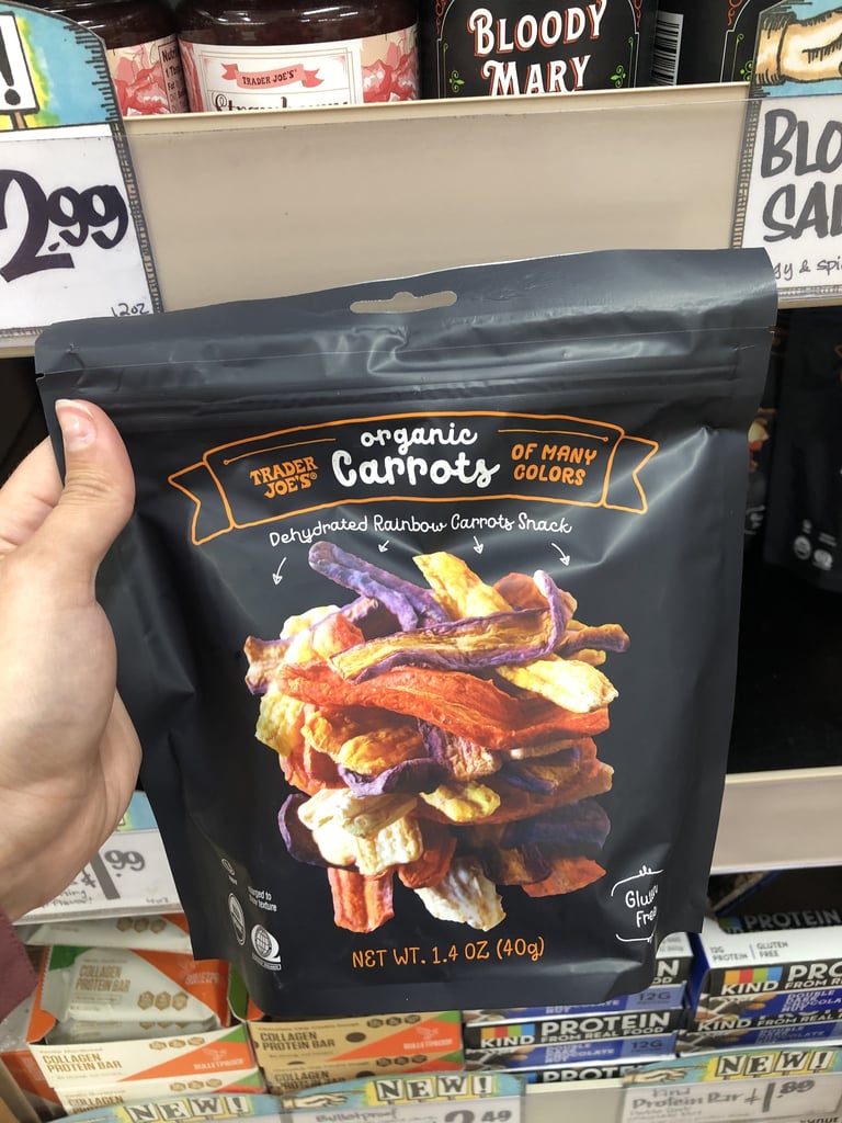Organic Dehydrated Rainbow Carrot Snacks ($3)