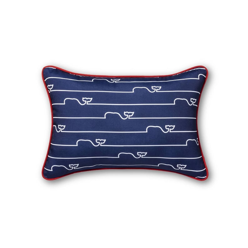 Whale Line Lumbar Pillow