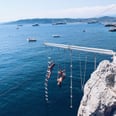This Swing in the French Riviera Might Not Be Ideal For People Afraid of Heights . . . or the Sea
