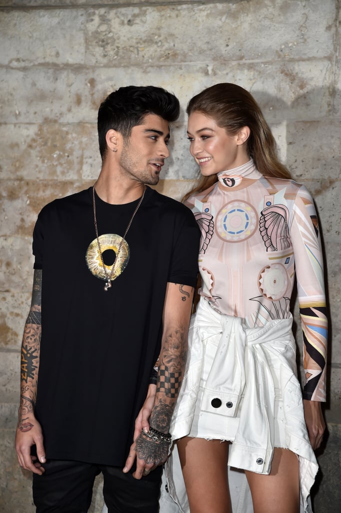 Gigi Hadid and Zayn Malik at Paris Fashion Week 2016
