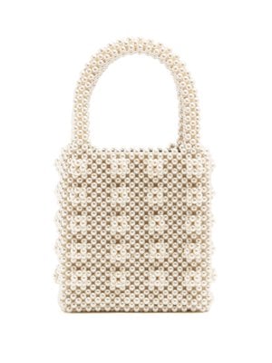Shrimps Antonia Faux-Pearl Embellished Bag