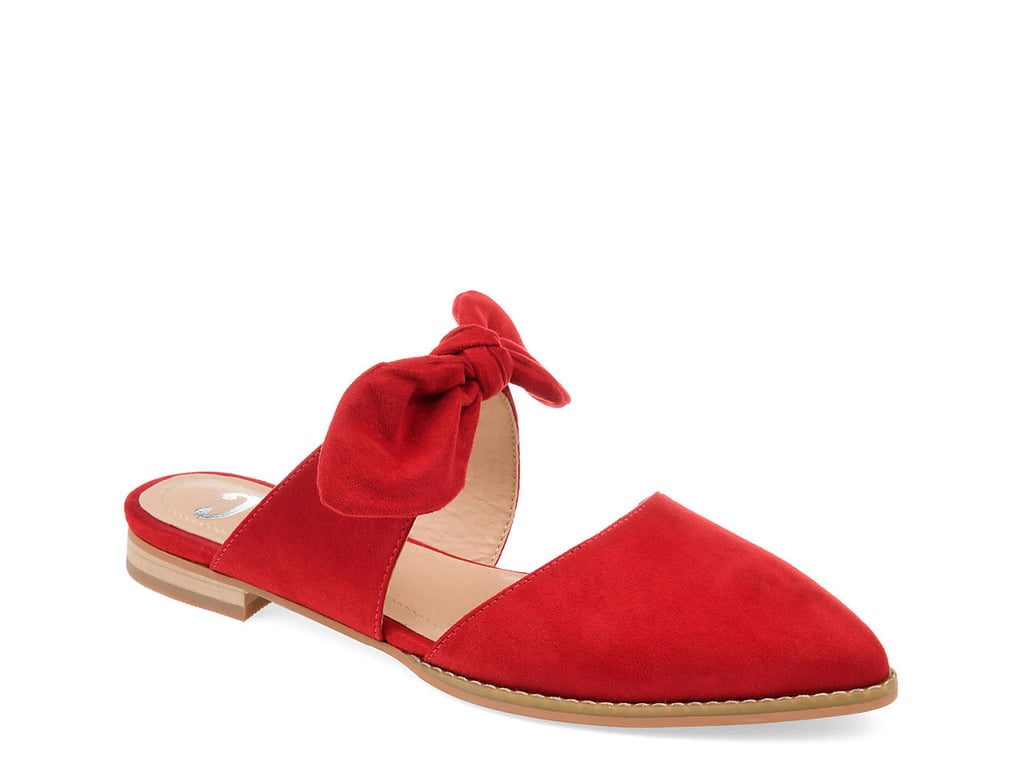 While technically not a flat, I love a good mule as an easy slip-on shoe to go out to run errands in the summer. The Journee Collection Telulah Mules ($50) are versatile and super chic with the small bow on the top of the strap.