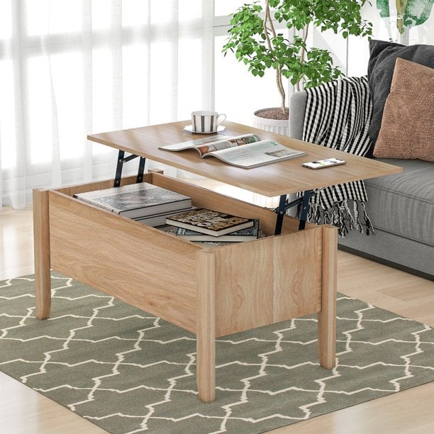 Blanket Storage Coffee Table: Lift-Top Coffee Table With Storage