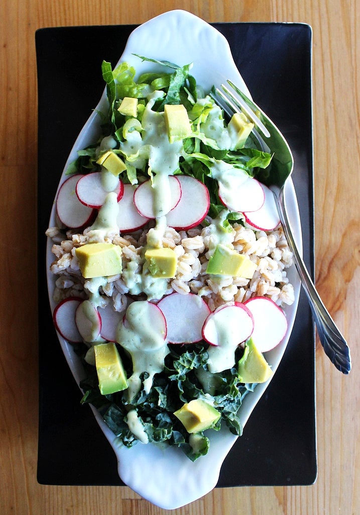 Farro Kale Salad Mediterranean Diet Recipes POPSUGAR Fitness UK Photo 5