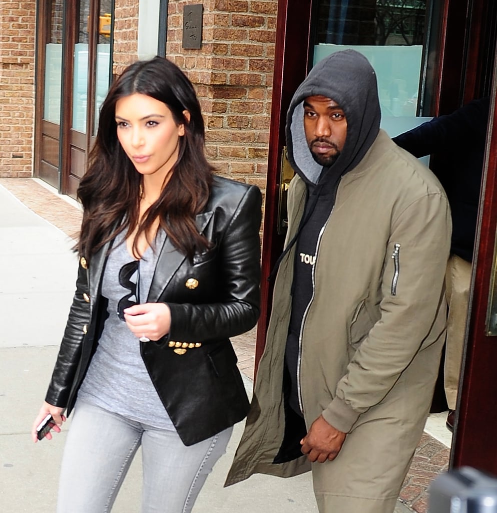 In March 2014, Kim and Kanye were seen in Tribeca, NY.