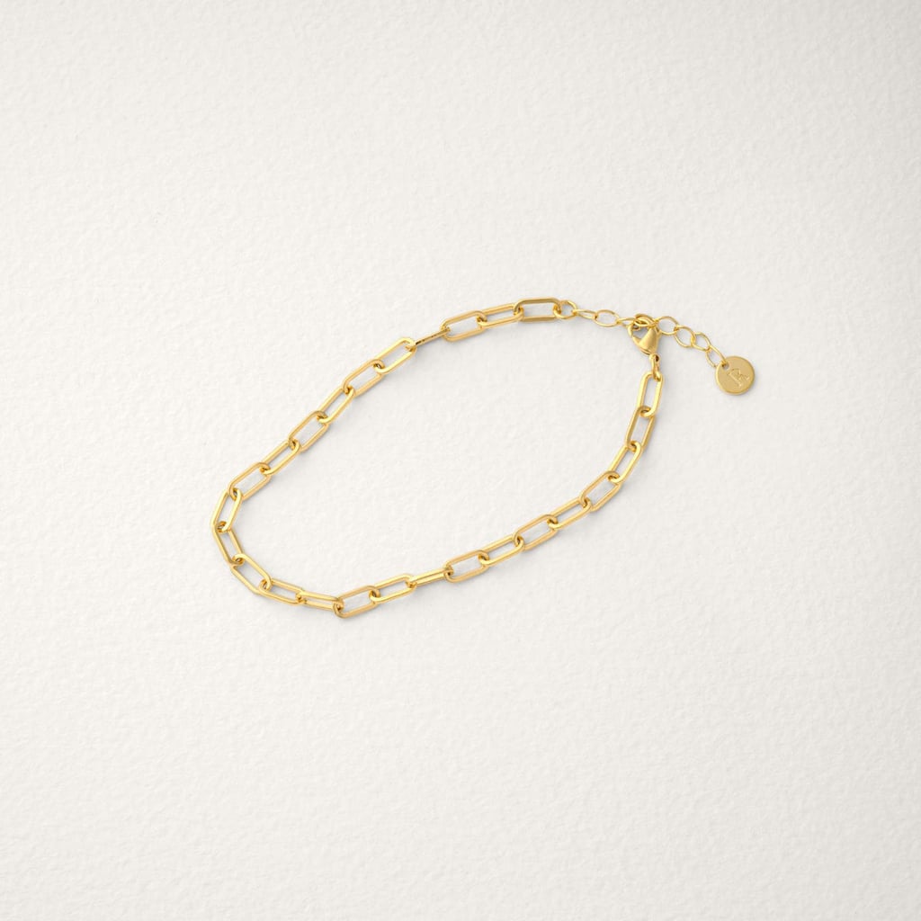 Raíz Beatriz Dainty Paperclip Chain Bracelet