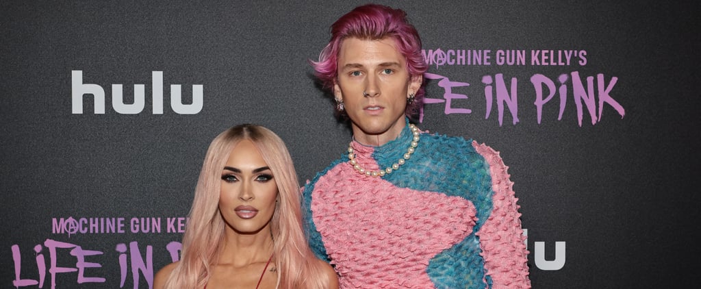 Megan Fox Wears a Pink Minidress to Match MGK's Crop Top on the Red Carpet