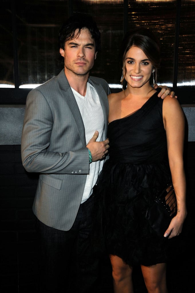 Before they were dating, Ian and Nikki posed for a photo at a 2010 event.