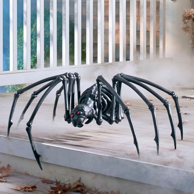 Giant Spider: Grandin Road Black Skeleton Spider