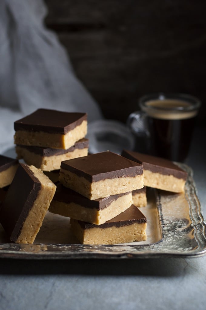 5-Ingredient Peanut Butter Chocolate Bars