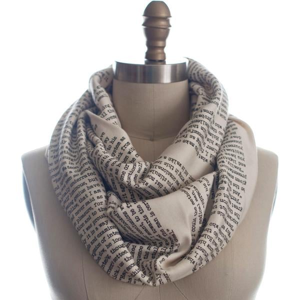 Sherlock Holmes Book Scarf