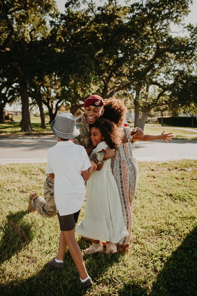 Photos of Military Dad Reuniting With Family Amid Pandemic