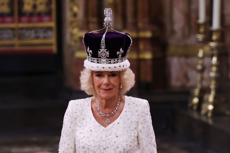 Queen Camilla on Coronation Day in 2023