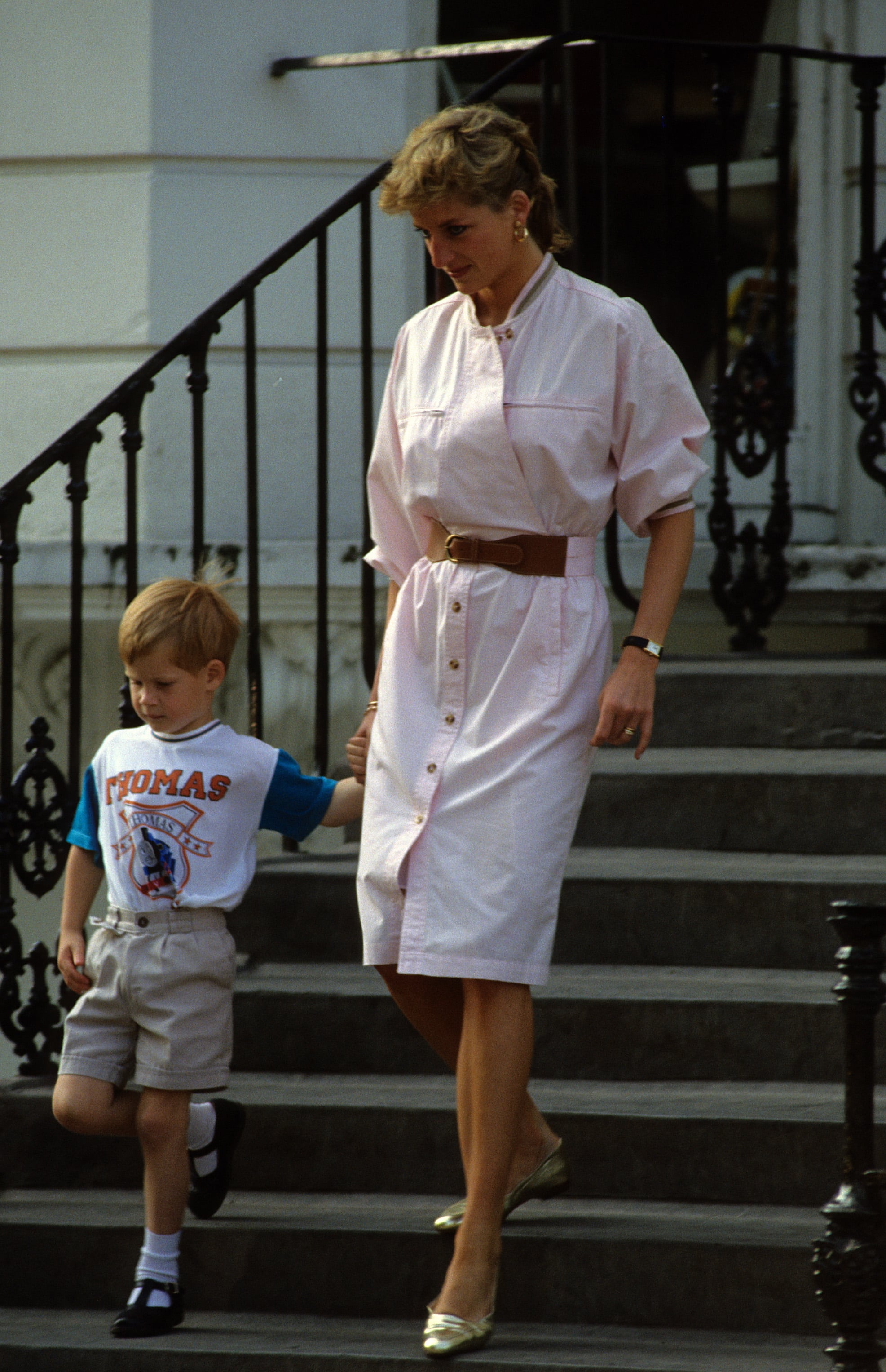 Princess Diana Was In Step With Prince Harry In London In June 1989 Remembering Princess Diana S Sweetest Mom Moments Popsugar Celebrity Photo 21