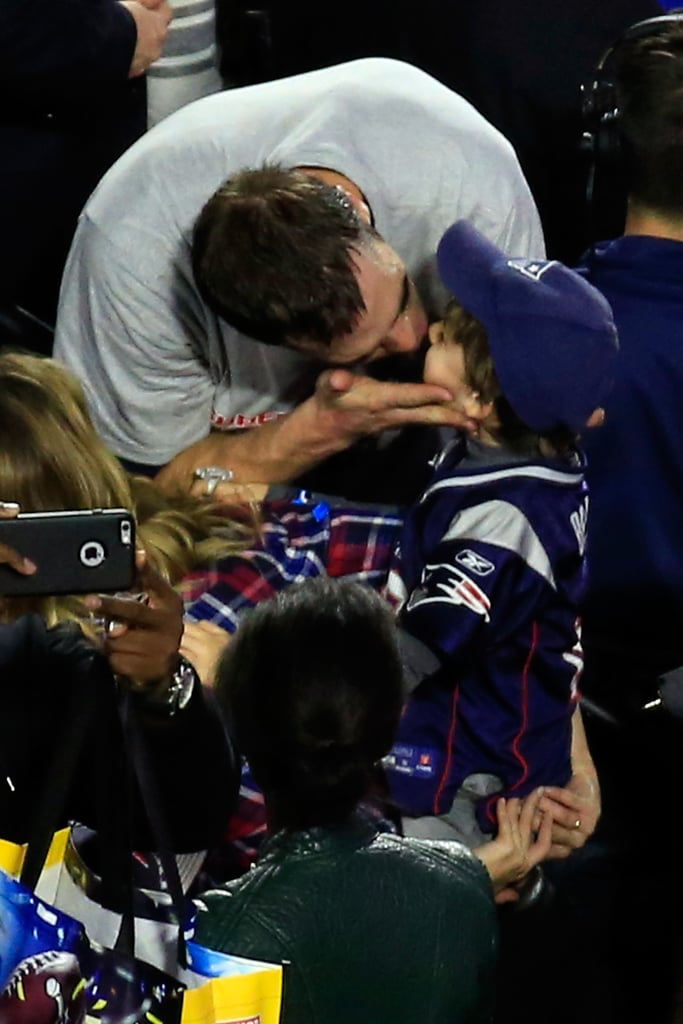 Tom got adorable with Benjamin.