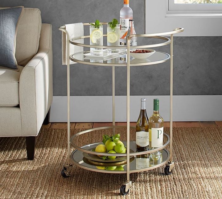 Pottery Barn Tristan Bar Cart ($399)