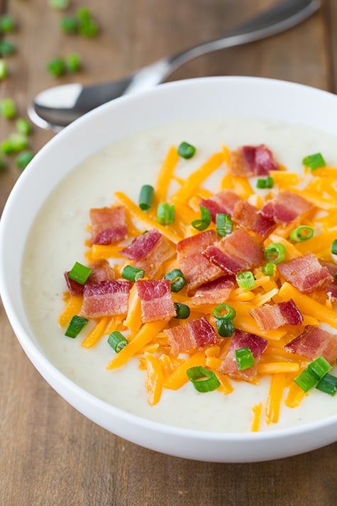 Slow-Cooker Loaded Baked Potato Soup