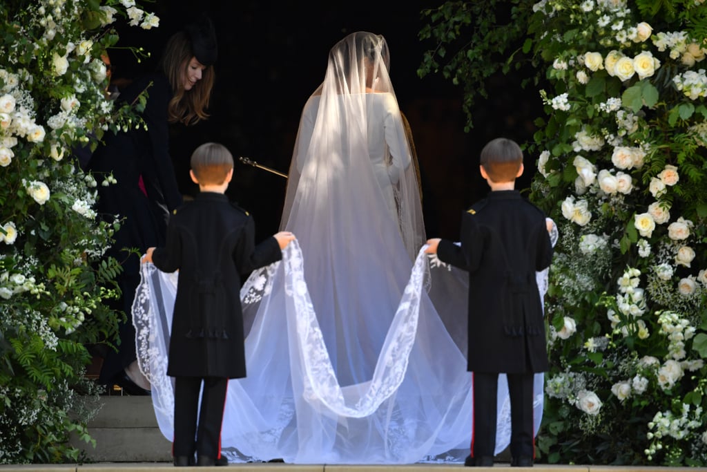 وشاح العرس الملكي لميغان ماركل يحمل دلالة مميّزة