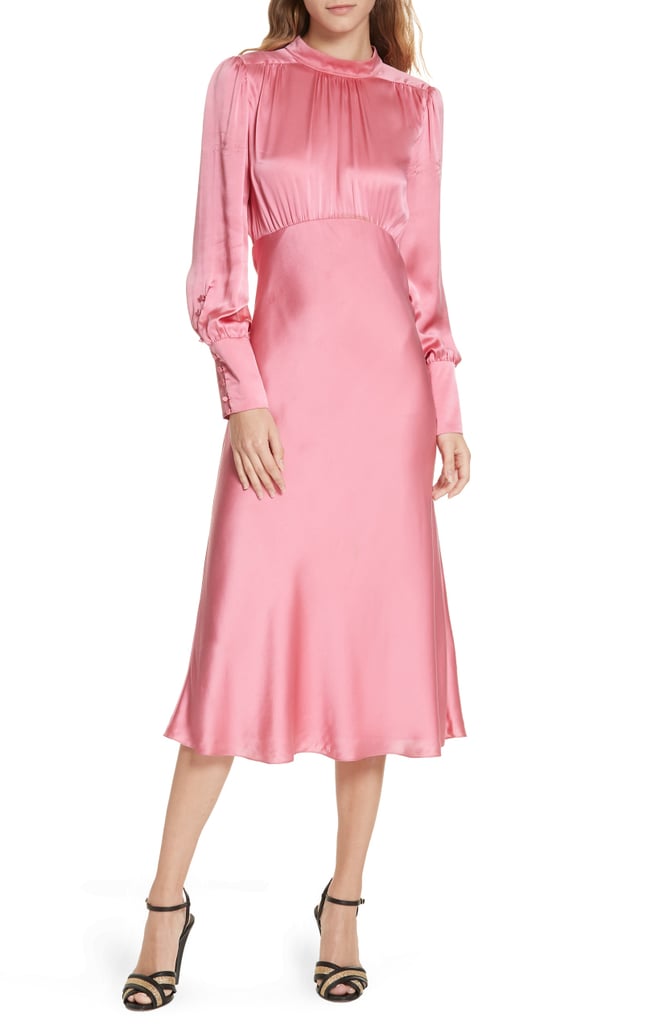 Veronica Beard Elsie Silk Midi Dress