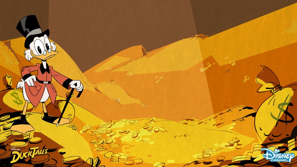 DuckTales Scrooge McDuck Zoom Background