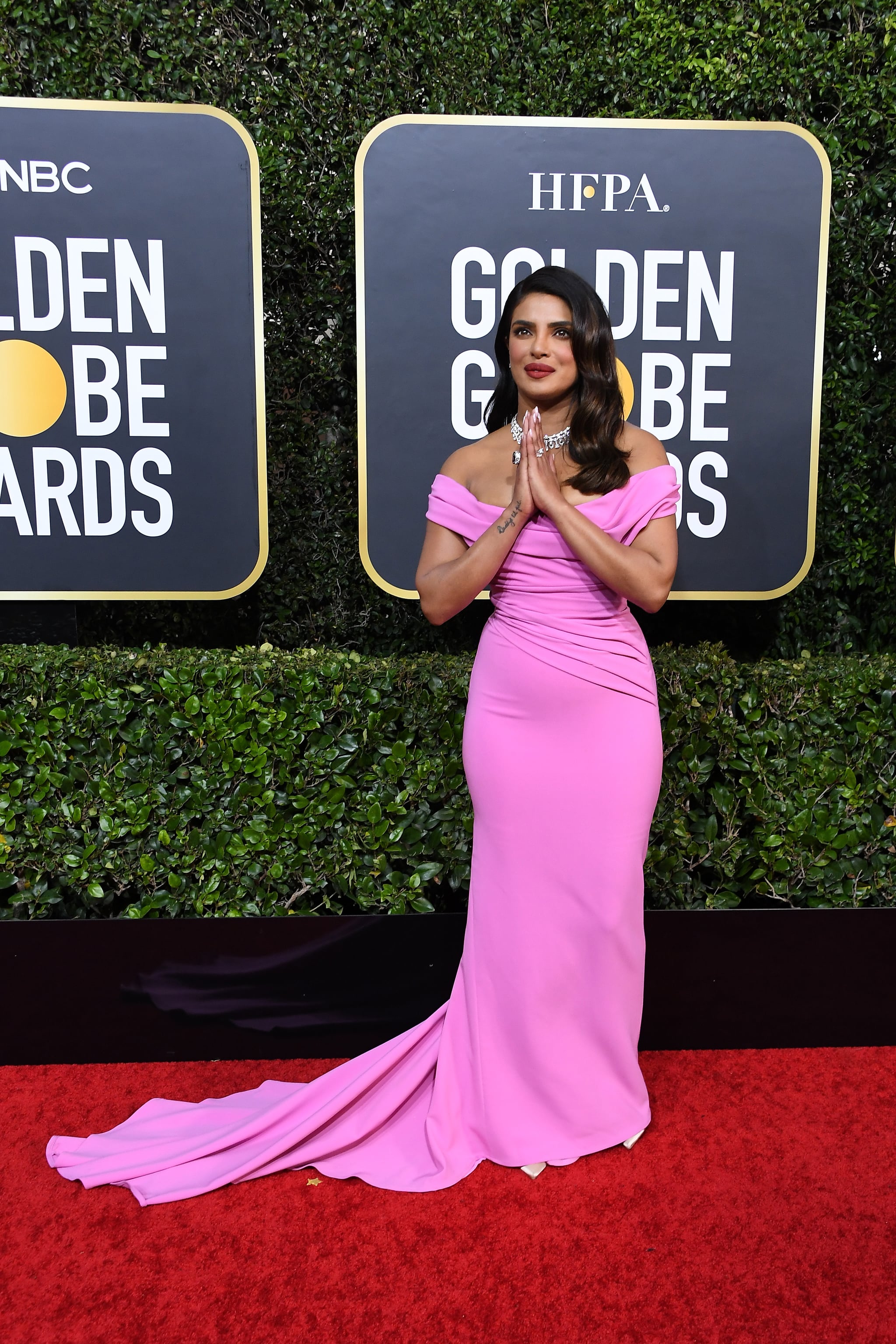 Priyanka golden globe dress store