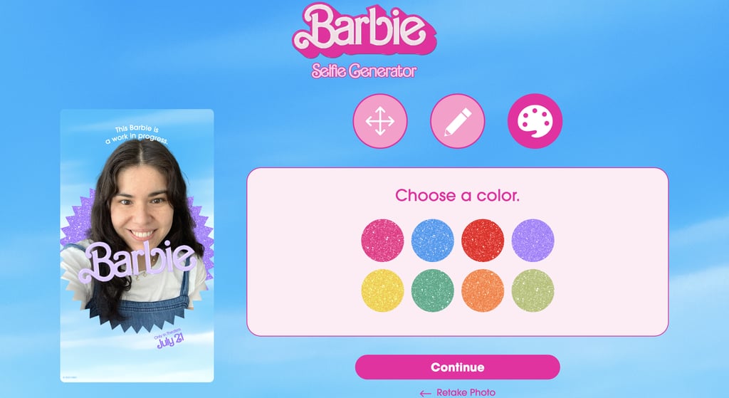 “芭比”有问题发电机第五步:选择你的背景颜色