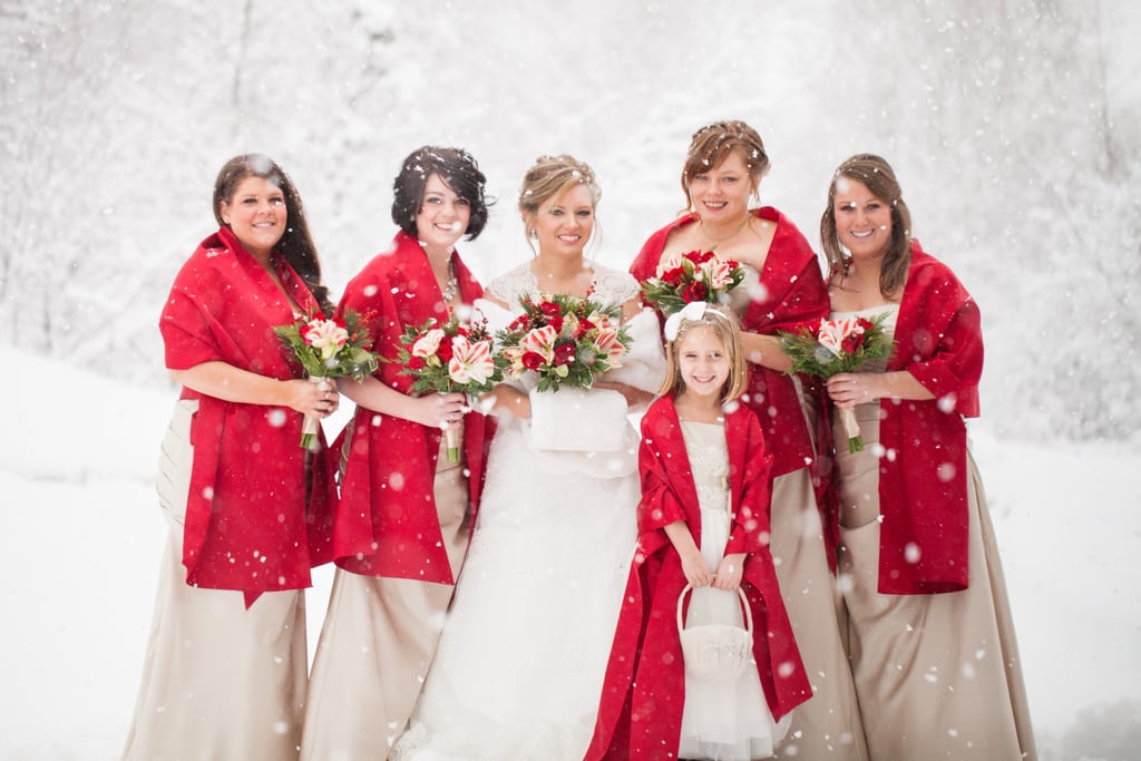 Even your bridesmaids outfits will pop.