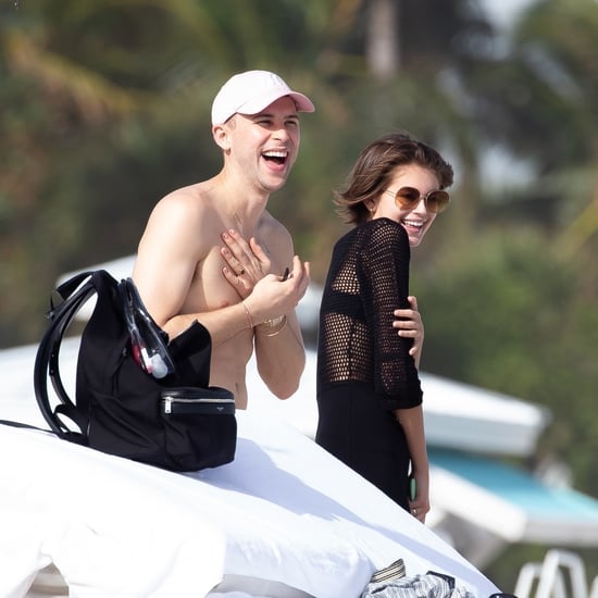 Kaia Gerber and Tommy Dorfman Get Swarmed by Birds in Miami
