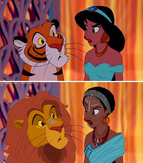 Jasmine as a Different Race Jasmine as a Different Race