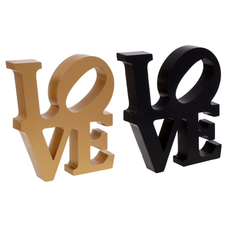 Decorative Plastic Love Signs