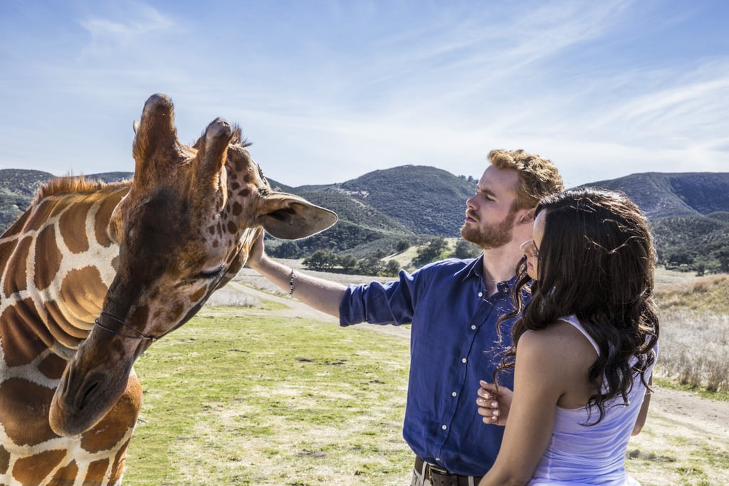 Murray Fraser and Parisa Fitz-Henley as Prince Harry and Meghan Markle