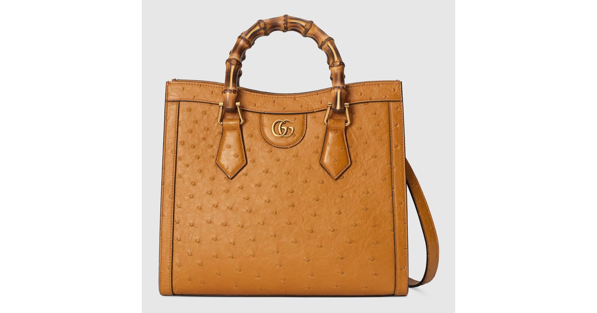 gucci diana ostrich