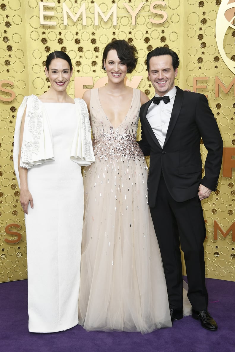 Sian Clifford, Phoebe Waller-Bridge, and Andrew Scott at the 2019 Emmys