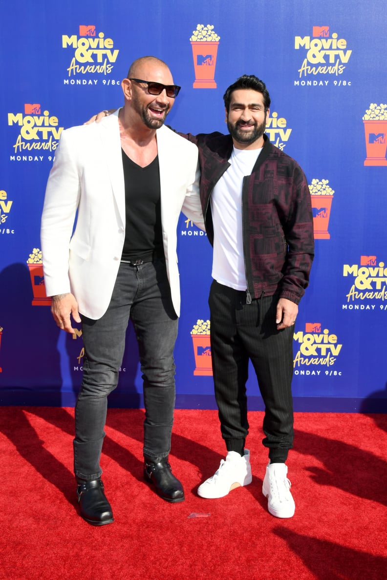 Dave Bautista and Kumai Nanjiani at the 2019 MTV Movie and TV Awards