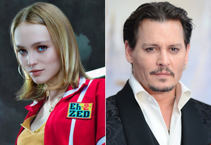 Lily-Rose and Johnny Depp