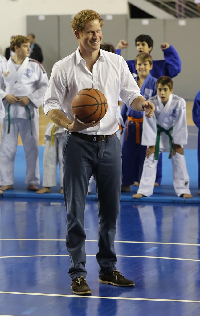 Prince Harry at the World Cup in Brazil