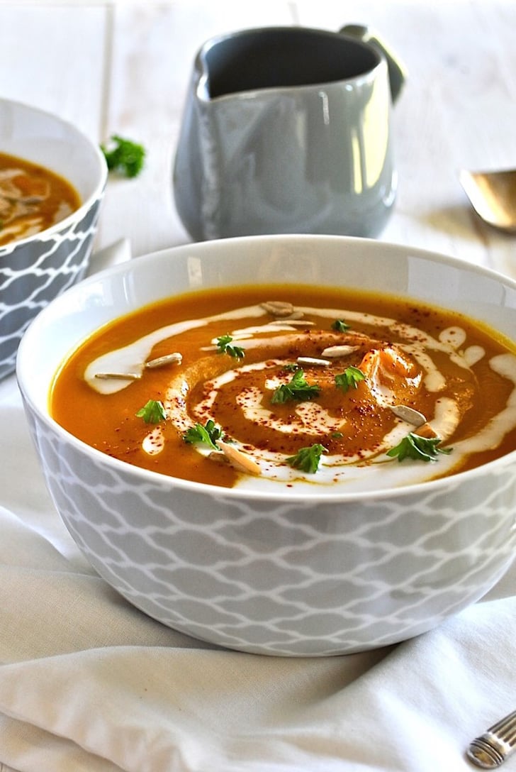 Creamy Pumpkin & Coconut Soup | Paleo Soup Recipes | POPSUGAR Fitness