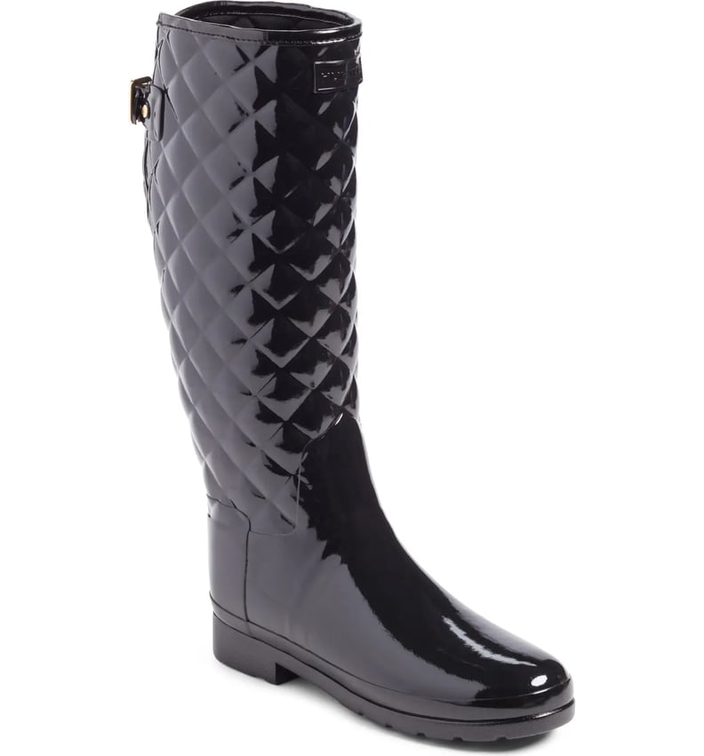 Hunter Quilted Waterproof Rain Boots