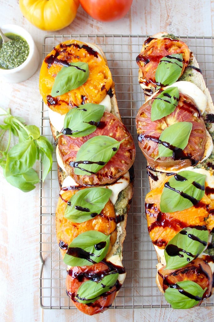 Grilled Caprese French Bread Pizza