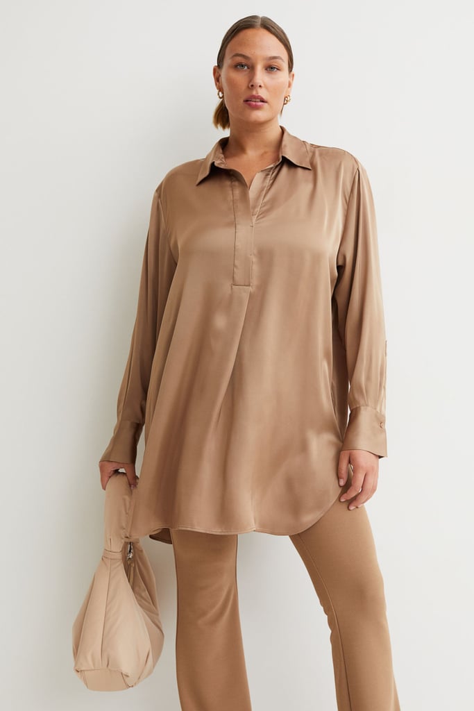 A Day-to-Night Top: H&M Satin Blouse