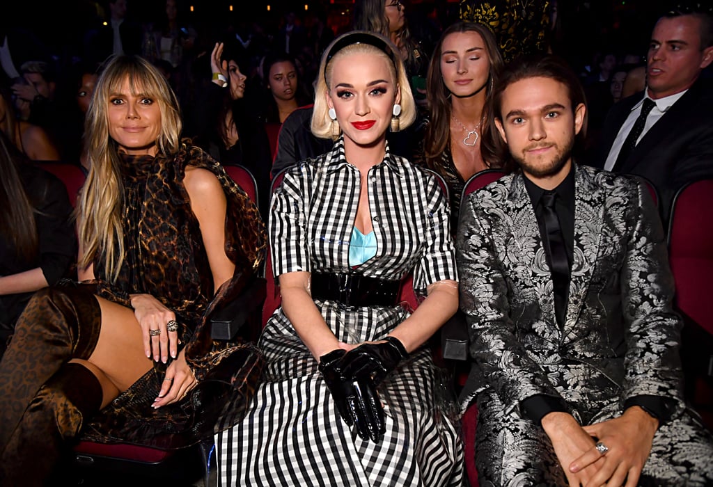 Pictured: Heidi Klum, Katy Perry, and Zedd