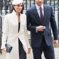 Harry and Meghan Keep the PDA to a Minimum During Their First Appearance With the Queen