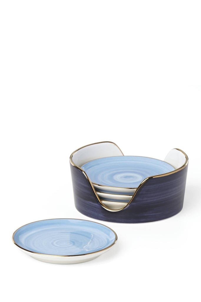 Kate Spade New York Charles Lane Indigo Ceramic Coaster Set