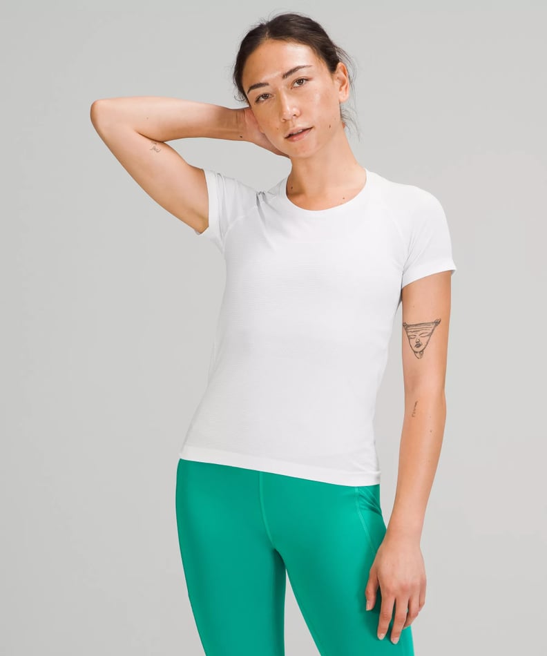 A Short-Sleeve Top: Lululemon Race Length Swiftly Tech Short Sleeve Shirt 2.0