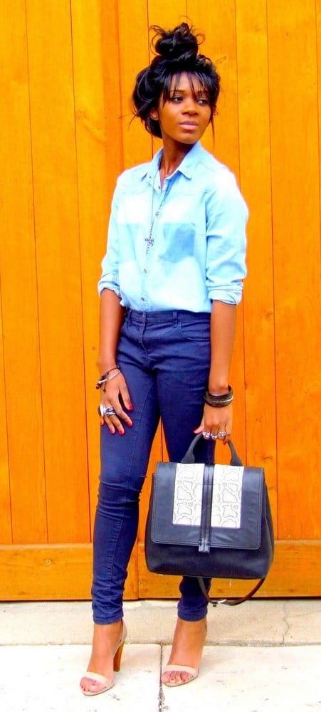 Dress up your trouser routine with a pair of ankle-strap heels and a sophisticated satchel.
Source: Lookbook.nu
Dress up your trouser routine with a pair of ankle-strap heels and a sophisticated satchel.
Source: Lookbook.nu