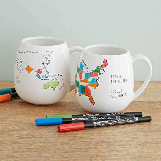 Colour Map Mugs