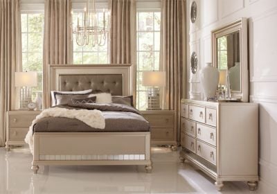 Sofia Vergara Paris Champagne 5 Pc Queen Bedroom