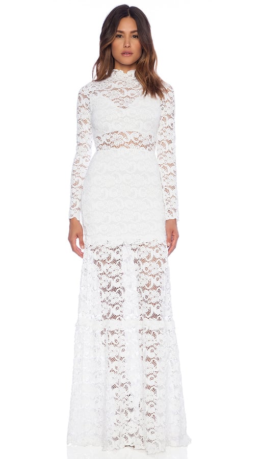 Nightcap Dixie Lace Long Dress ($550) | Kendall Jenner ... - 506 x 900 jpeg 48kB