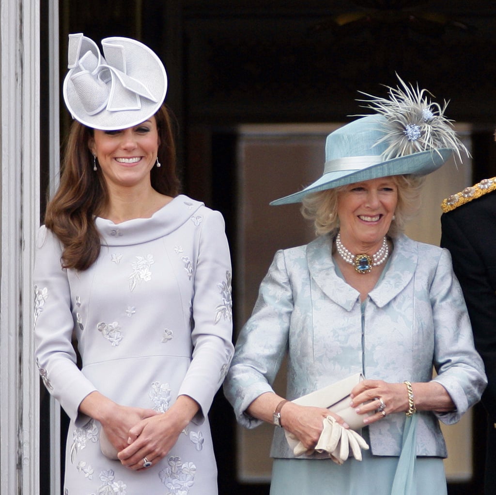 Camilla: "I have gin in my handbag."